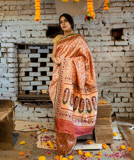 ASHAWALI BROCADE SILK SAREE