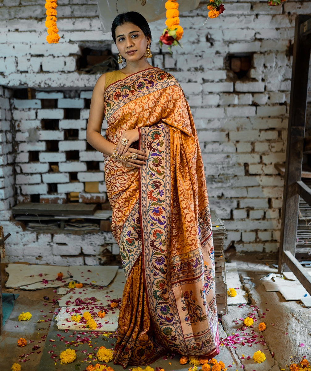 ASHAWALI BROCADE SILK SAREE