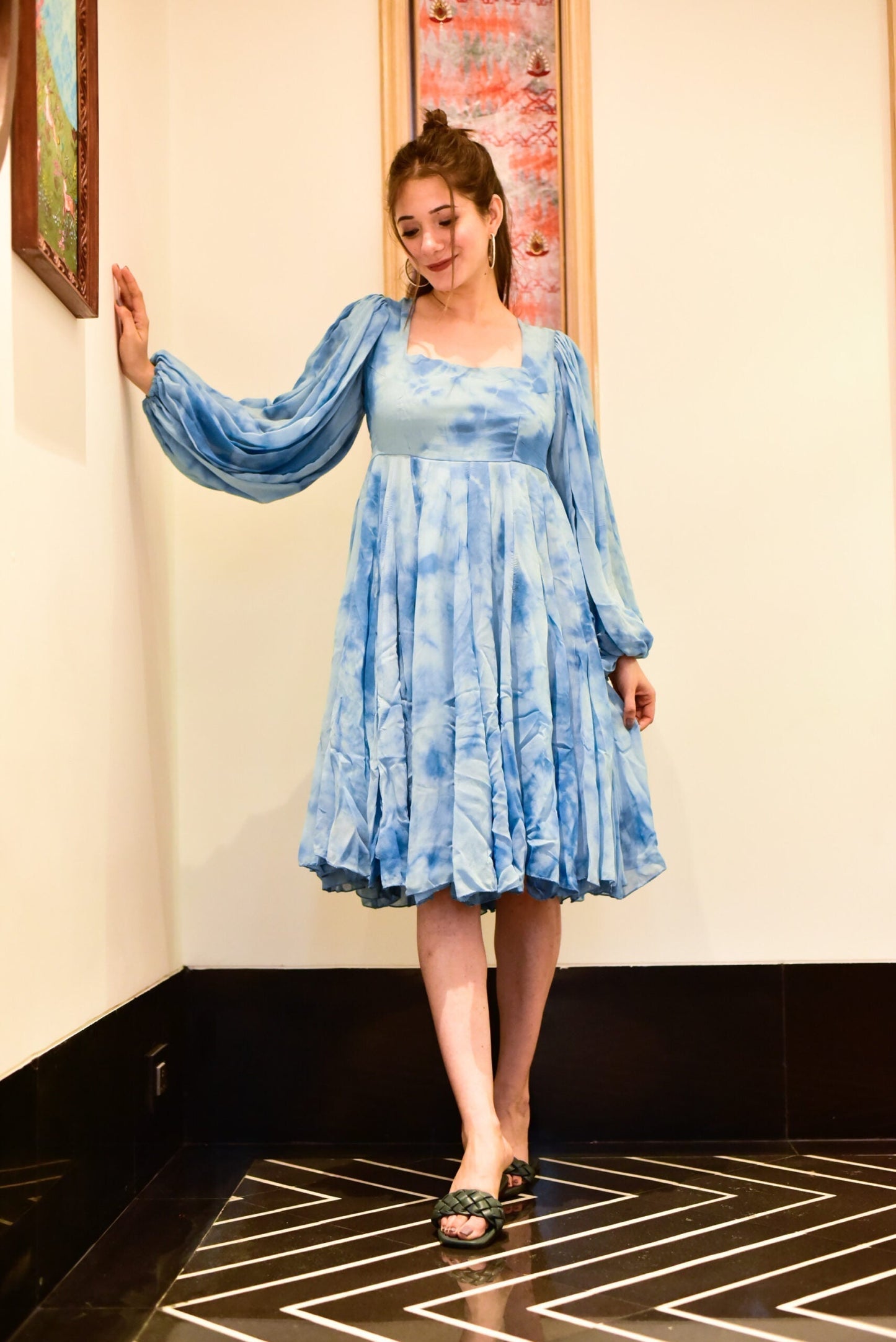 Charlotte tie dye dress