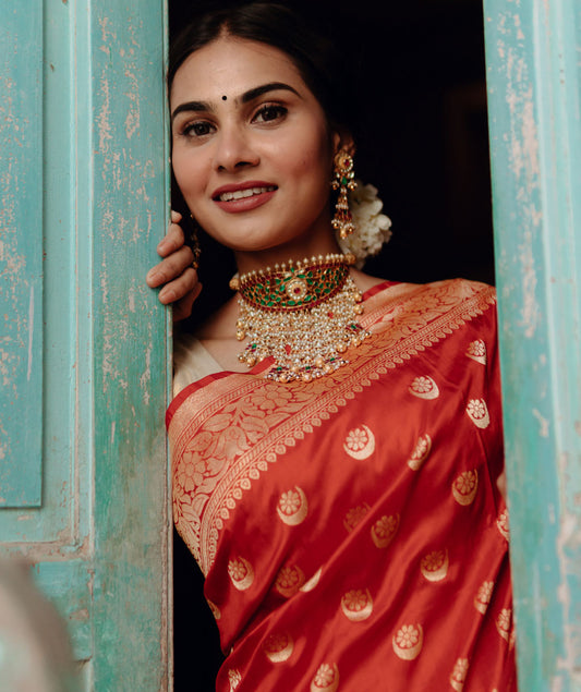 Ashawali Brocade Silk Saree