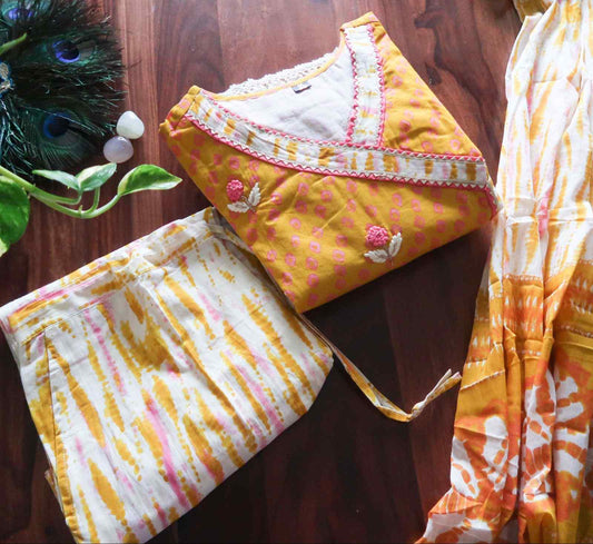 Lagaaya Dil Bandhani Romance Suit Set